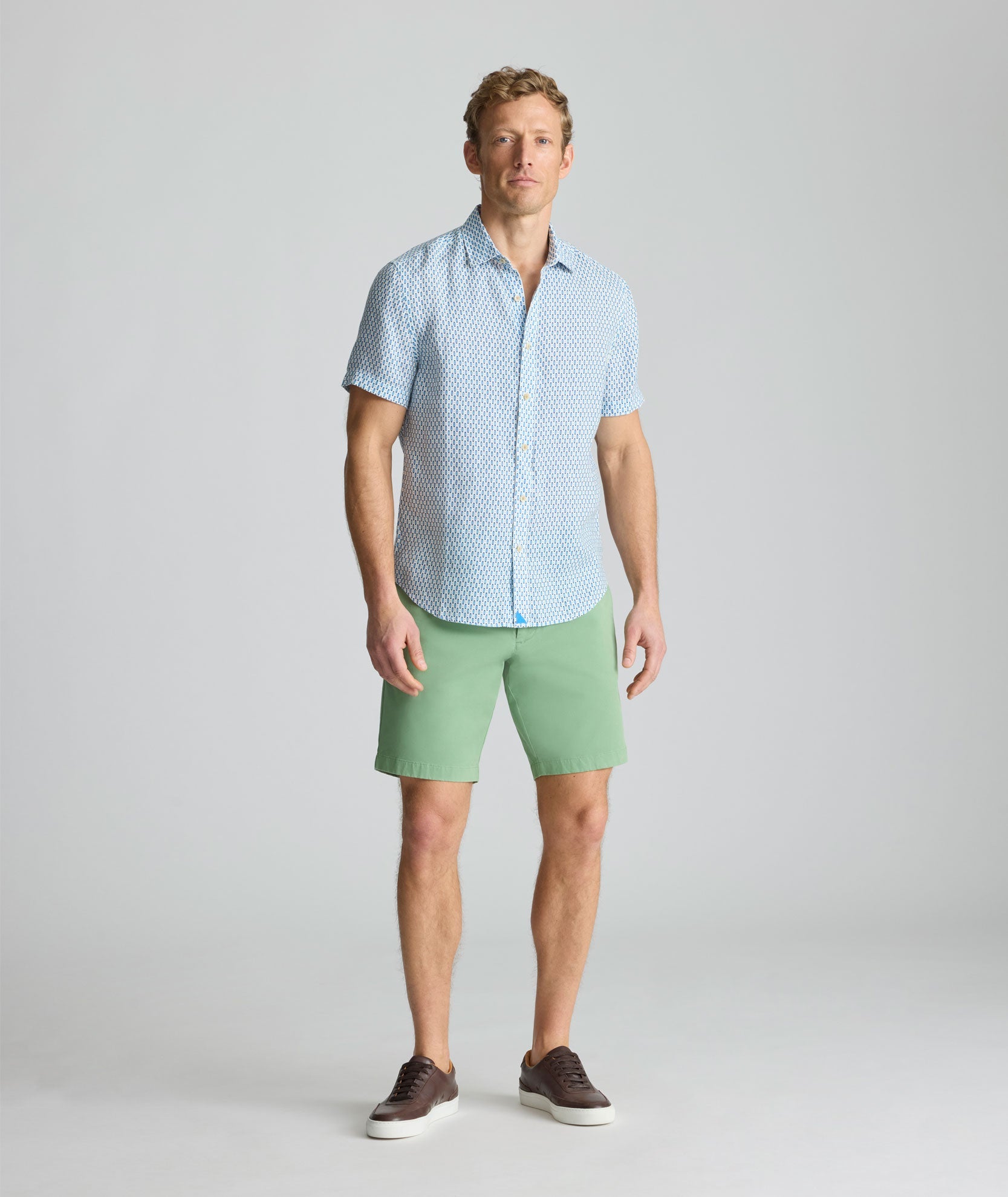 Linen Short-Sleeve Redcroft Shirt
