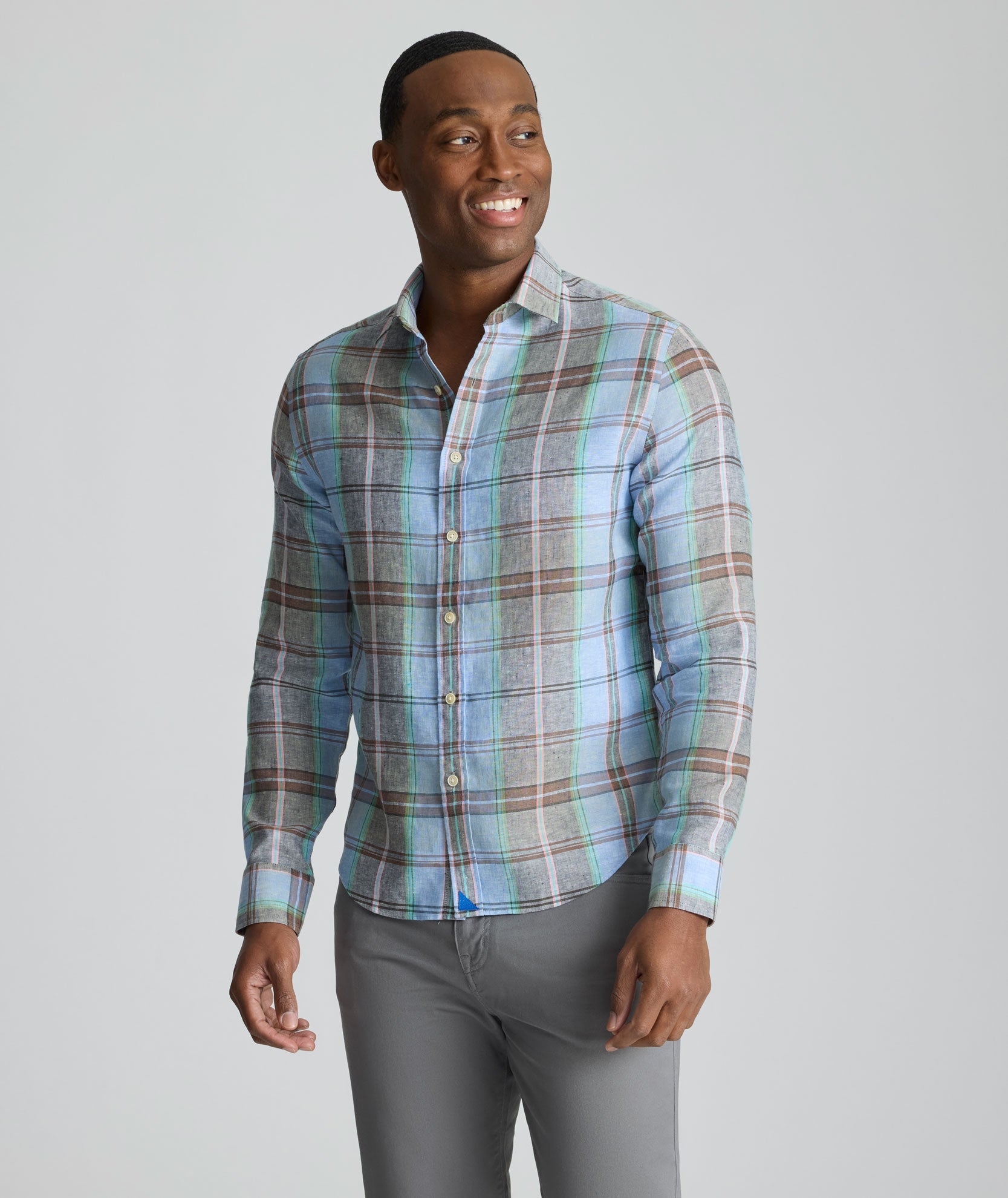 Wrinkle-Resistant Linen Vaughn Shirt